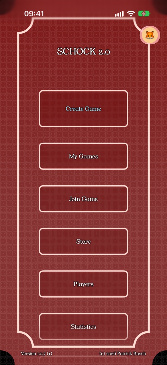 Main menu